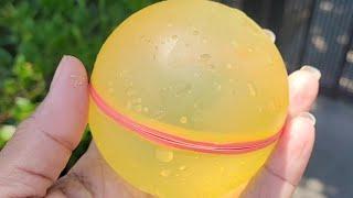Refillable water balloons for endless summer fun!