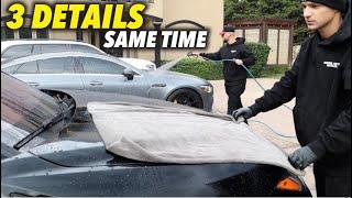 How We Detail 3 SUPER CARS At The Same Time - Dave's Auto Detail