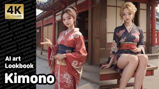 Ai art | 기모노 | Kimono | Lookbook