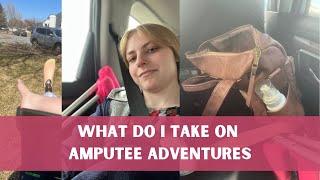 What Goes in an Amputee Adventure Bag? Come Adventure With Me!