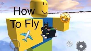 How to fly using a cart in Roblox cart ride into a noob!