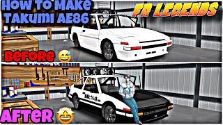 How To Make Takumis AE86 In FR Legends (Livery Code In Description!)