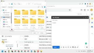 How to attach and sent a folder in Gmail