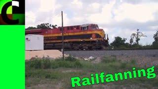 Railfanning #1 in Beaumont, Texas UP & KCS Railroad 1080p 60fps