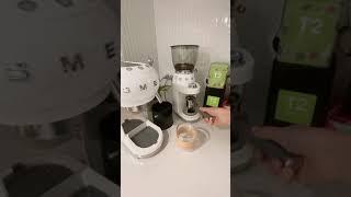 Smeg coffee machine and grinder tutorial