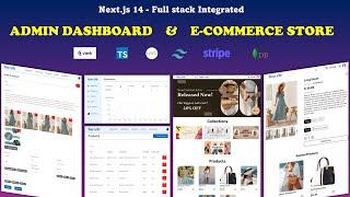 Build & Deploy Full Stack E-Commerce Website + Admin Dashboard | Next.js, Stripe, Tailwind, MongoDB