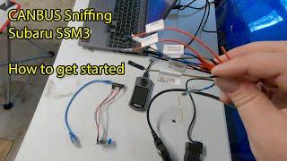 Part 1 - Subaru CANBUS Sniffing with an Arduino - All you need to know to get started