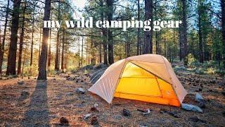 MY WILD CAMPING GEAR | WILD CAMPING ESSENTIALS KIT LIST