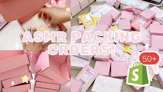 STUDIO VLOG # 17: PACKING MORE THAN 50 PACKAGES | ASMR | shoppinkprincess