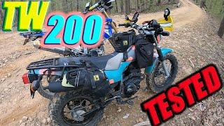 TW200 first impressions off-road