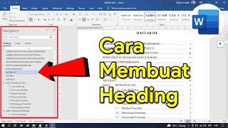 Cara Membuat Heading Untuk Pembuatan Daftar Isi Otomatis di Microsoft Word