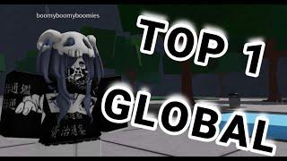 I FOUGHT THE TOP 1 GLOBAL PLAYER (Boomy) | The Strongest Battlegrounds | Roblox