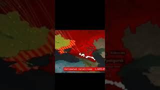 NATO vs Russia nuclear war #shorts #edit #war #map #nuclear #nuclearwar