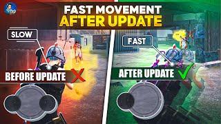 Supar fast joystick setting after update | Tips and tricks to (Fast Movement) BGMI