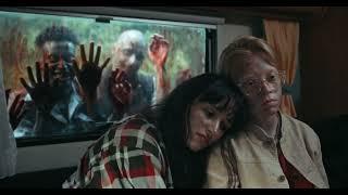 They sat in camper as the zombie hoard awaited! - Free stock video to use with credit given