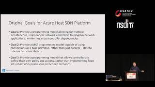 NSDI '17 - VFP: A Virtual Switch Platform for Host SDN in the Public Cloud