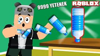 Şişeyi Düz Düşürüp Yeteneğini Göster!! - Panda ile Roblox Trick Shot Simulator