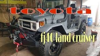 fj40 land cruiser custom made by pitbullbars 4x4 #manongsteel  #toyotafj40  #4x4offroad #offroader