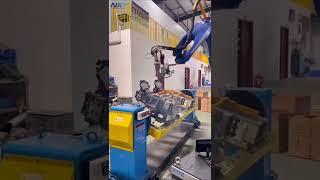 Our 500KG payload single-axis positioner, support Yaskawa welding robot, is applied in laser welding