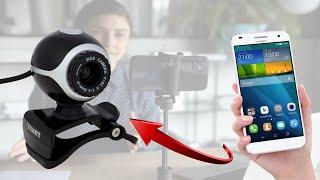 How to use Phone as webcam via USB or through Wi-Fi | Simple and Easy