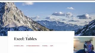 Excel: Learn to use the Tables function in Excel