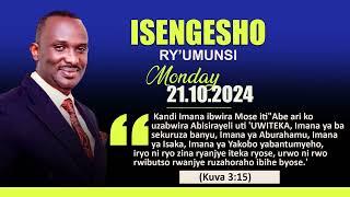 21.10.2024 | ISENGESHO RY'UMUNSI | PROPHET CLAUDE NDAHIMANA