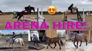 FIRST OUTING TO ARENA HIRE | I get on Luna after 3 months off!