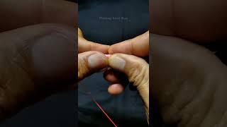 How to tie fishing hooks