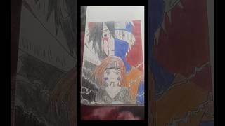 Drawing Kakashi, Obito and Rin #naruto #drawing #anime #chandan Mehta arts#trending#art#shorts#viral