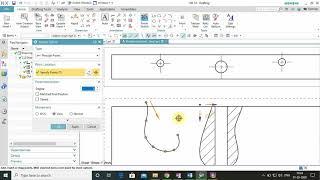 How to give Break out section in UG NX12 drafting