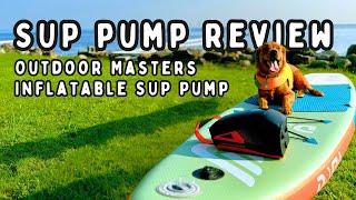 Outdoor Master Shark 3 Rechargeable Electric SUP PUMP Test + Review