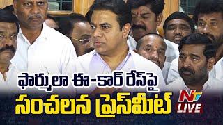 KTR Press Meet LIVE : కేటీఆర్ సంచలన ప్రెస్ మీట్ | Ntv