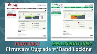 PLDT R051 & SMARTBRO R051 Firmware Update with Band Locking Tutorial via TFTPD Flashing / Unbricking