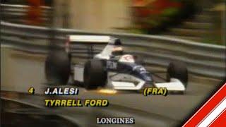 Alesi’s Tyrrell goes HARD at Monaco 1990 in Assetto Corsa