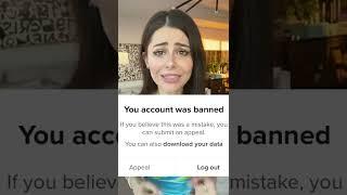 I GOT BANNED ON TIK TOK