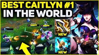 RANK 1 BEST CAITLYN IN THE WORLD AMAZING GAMEPLAY! | Season 13 League of Legends