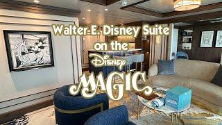 WALTER E DISNEY SUITE ON THE DISNEY MAGIC | 2023 Refurbishment of the Magic's Royal Suite