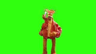 Pepe The King Prawn viral meme trend - green screen