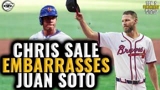 Juan Soto EMBARRASSED by Chris Sale's Slider!!