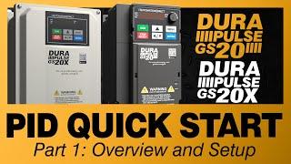 DURApulse GS20 VFD: PID Quick Start Part 1 from AutomationDirect