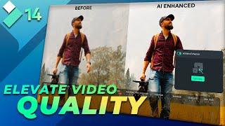 Elevate Video Quality with Filmora 14's AI Auto Enhancer (ONE CLICK!)