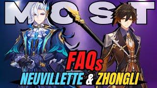 [Hindi] Neuvillette C1 or Zhongli? Answering the Top FAQs! Genshin Impact 5.2