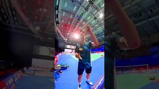 ‼️Viktor Axelsen’s Crazy Racquet Tension!  #axelsen #badmintonlovers #badminton #yonex