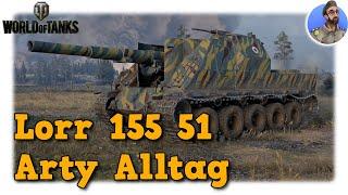 World of Tanks - Lorraine 155 mle. 51 - Arty Alltag auf Tier 8