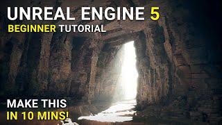 Unreal Engine 5 Beginner Tutorial | Nordic Cave Environment