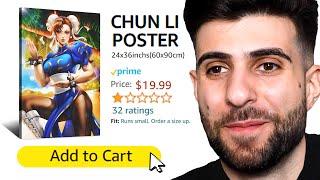 Buying Chun Li Posters Every Time I Laugh