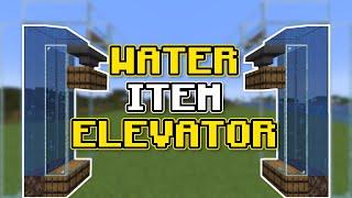 WATER ITEM ELEVATOR Minecraft 1.21.1 - Easy way to transport items - Tutorial