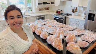 HUGE Local Bulk Chicken Freezer Stock Up and Organization!