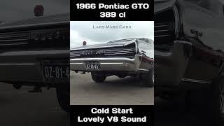 1966 Pontiac GTO cold start #pontiacgto #musclecar #americanmuscle