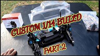 Custom 1/14 scale Truggy / Buggy Build Part. 2  Using LC Racing, Wltoys , Rlaarlo & Amoril Parts